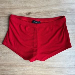 white fox boutique girl talk pajama shorts